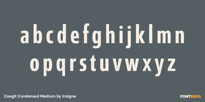 Coegit Condensed Medium Font Poster #3