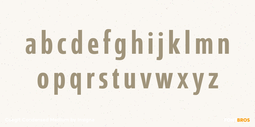 Coegit Condensed Medium Font Poster #1