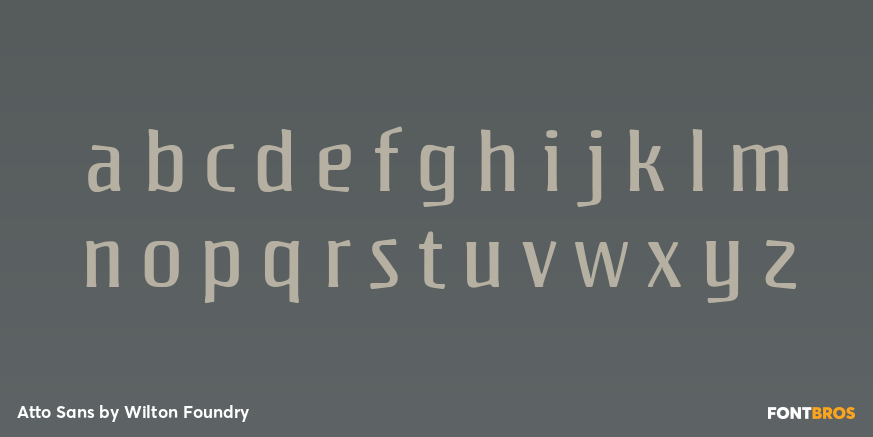 Atto Sans Font Poster #1