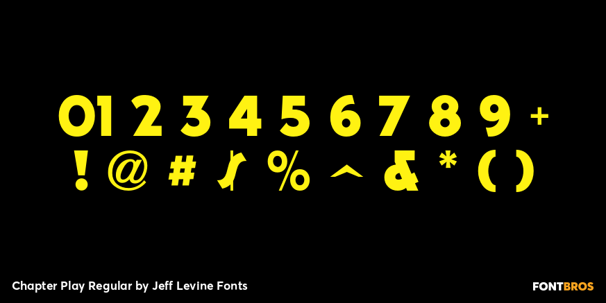 Chapter Play Regular Font Poster #4