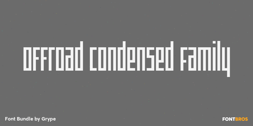 Offroad Condensed Family Poster