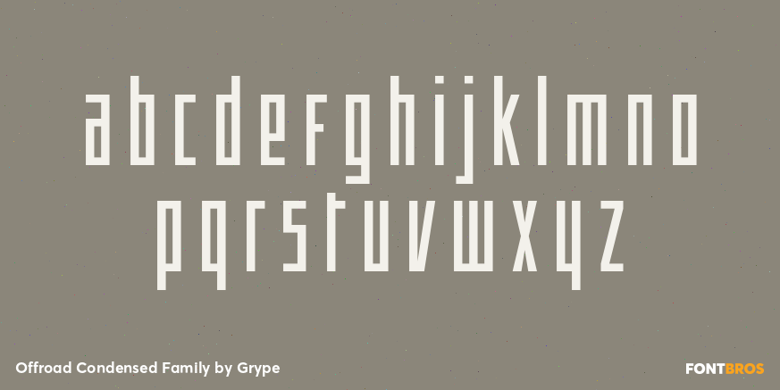 Offroad Condensed Family Font Poster #1