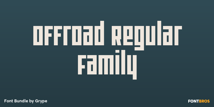 Offroad Regular Family Poster