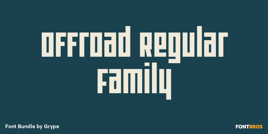 Offroad Regular Family Poster