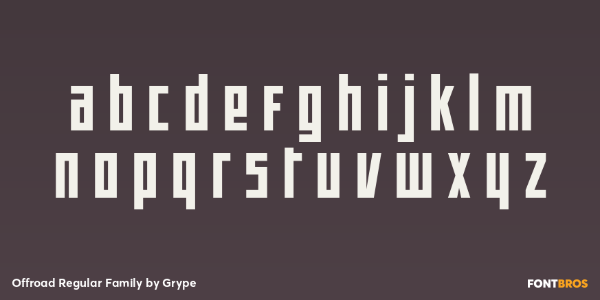 Offroad Regular Family Font Poster #1