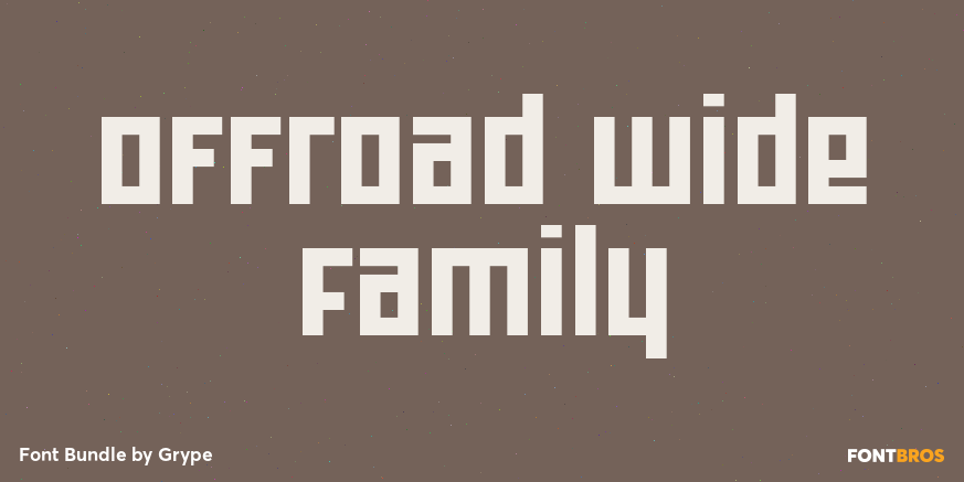 Offroad Wide Family Poster