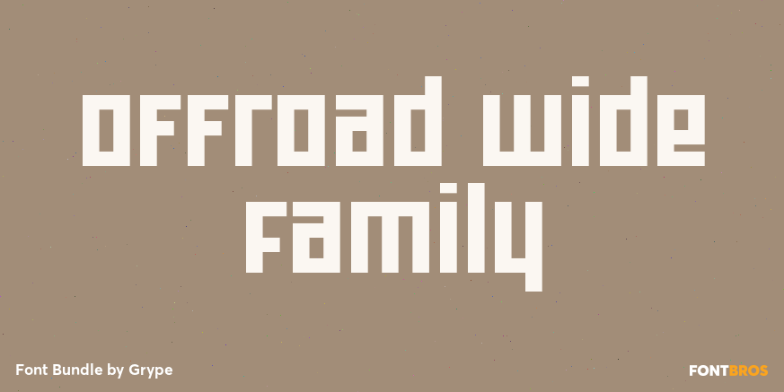 Offroad Wide Family Poster
