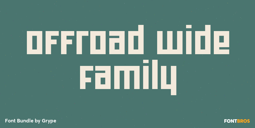 Offroad Wide Family Poster