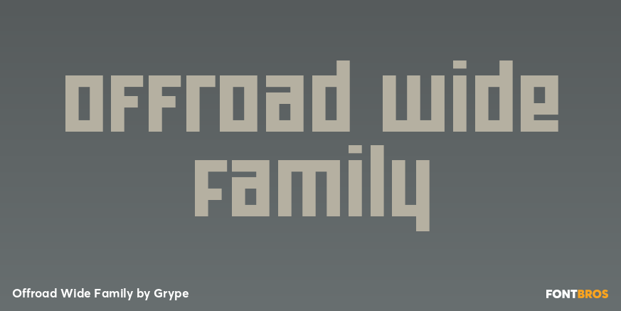 Offroad Wide Family Poster