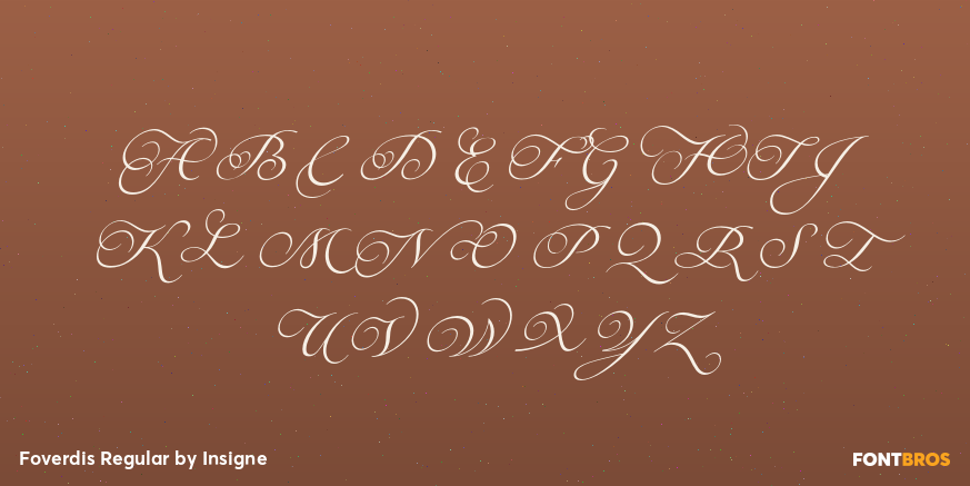 Foverdis Regular Font Poster #2
