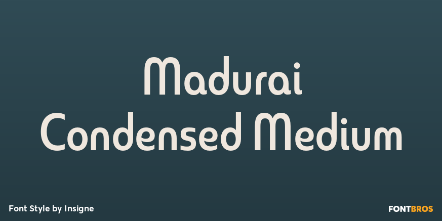 Madurai Condensed Medium Poster