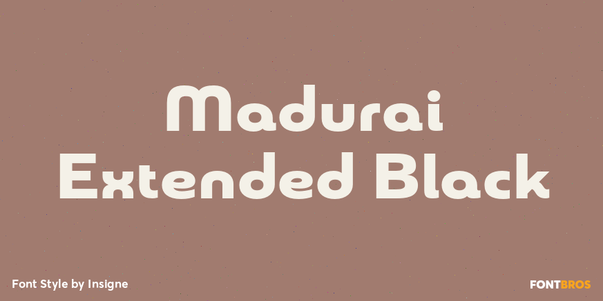 Madurai Extended Black Poster