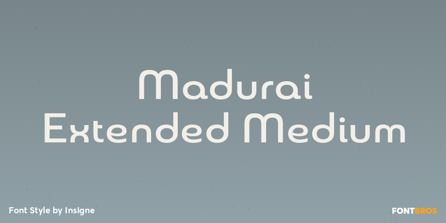 Madurai Extended Medium Font Poster #1
