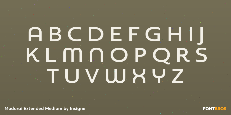 Madurai Extended Medium Font Poster #2