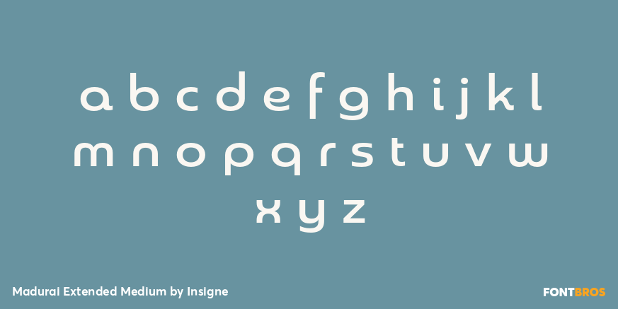 Madurai Extended Medium Font Poster #3