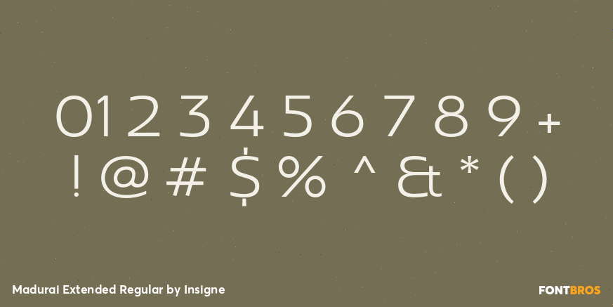 Madurai Extended Regular Font Poster #1
