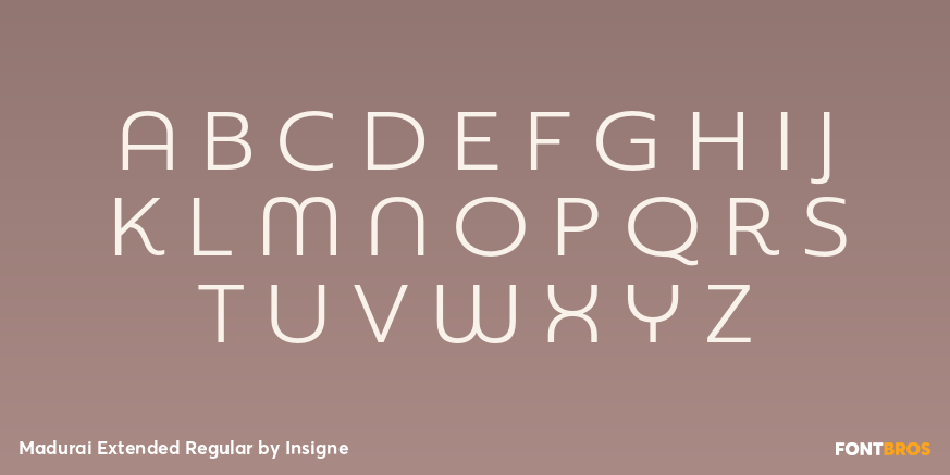 Madurai Extended Regular Font Poster #1