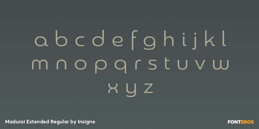 Madurai Extended Regular Font Poster #1