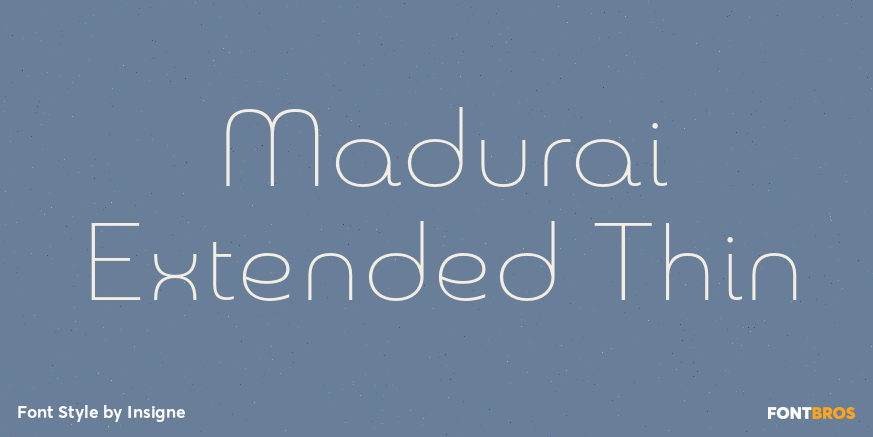 Madurai Extended Thin Poster