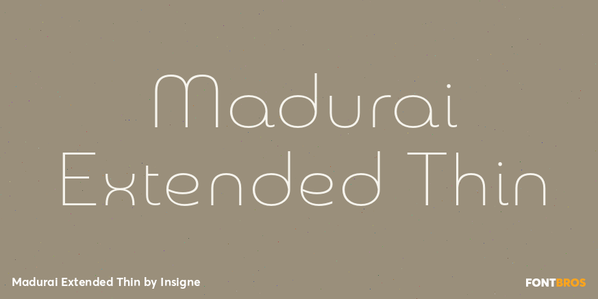 Madurai Extended Thin Poster