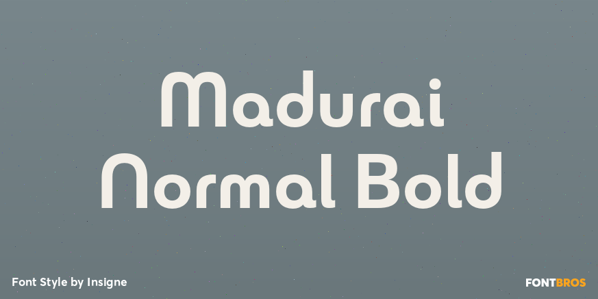 Madurai Normal Bold Poster