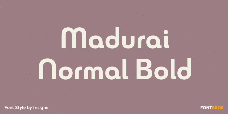 Madurai Normal Bold Poster