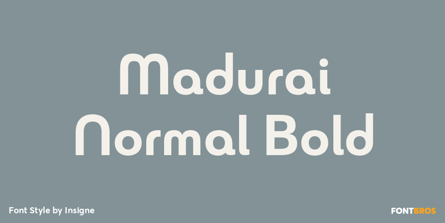 Madurai Normal Bold Poster
