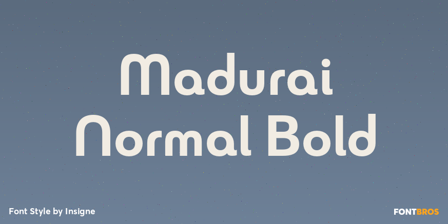 Madurai Normal Bold Poster