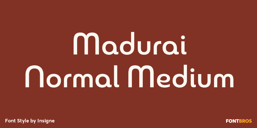 Madurai Normal Medium Poster