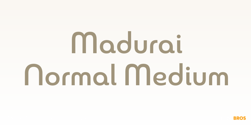 Madurai Normal Medium Poster