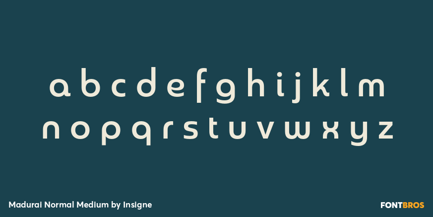 Madurai Normal Medium Font Poster #1
