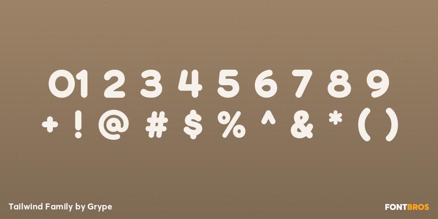 Tailwind Family Font Poster #4