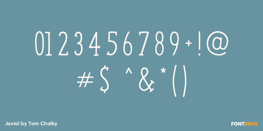 Jovial Font Poster #1