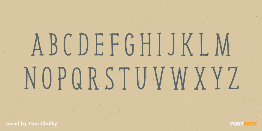 Jovial Font Poster #2