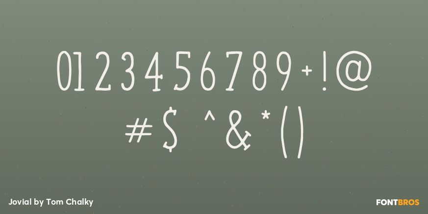 Jovial Font Poster #4