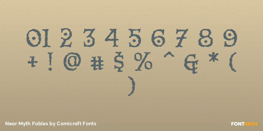Near Myth Fables Font Poster #4