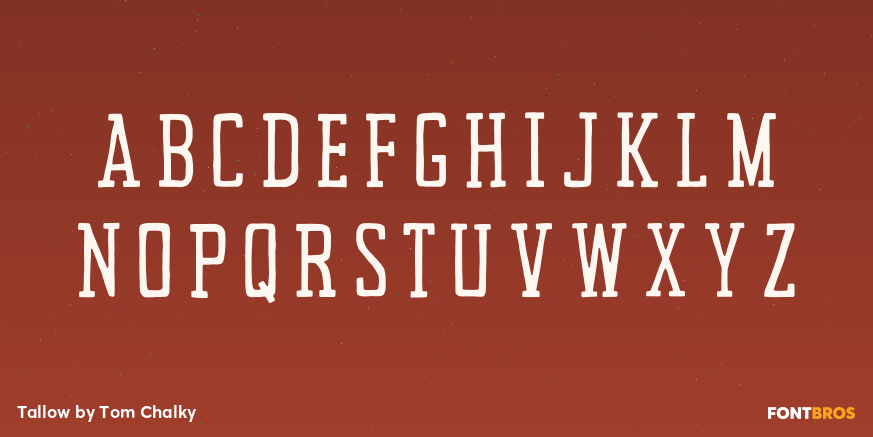 Tallow Font Poster #1