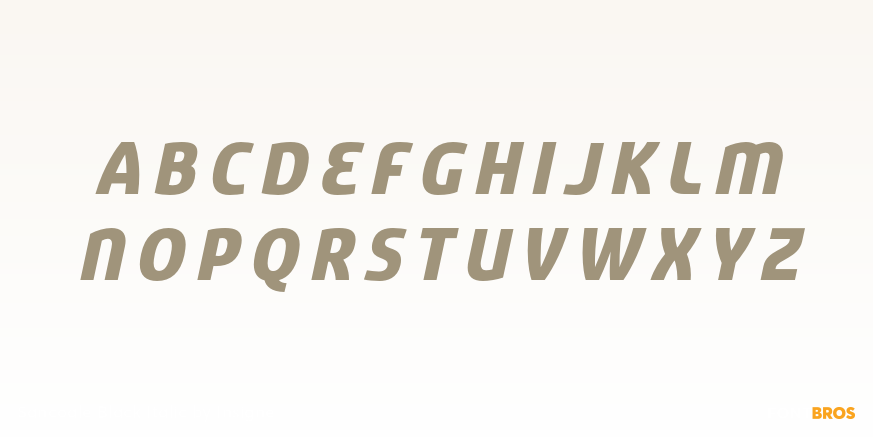 Sancoale Black Italic Font Poster #2