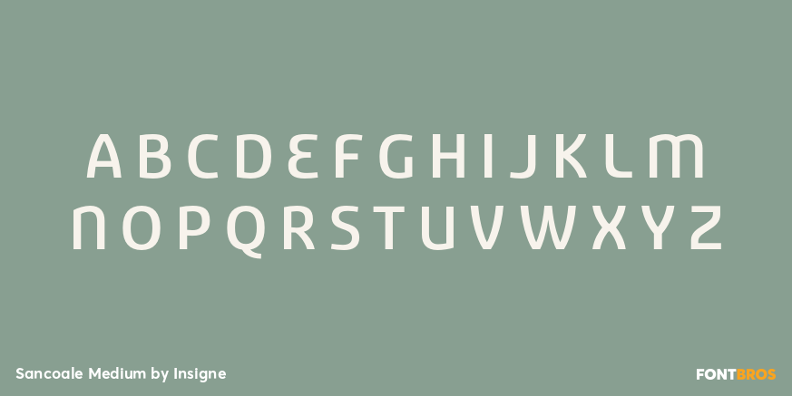 Sancoale Medium Font Poster #2