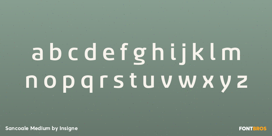Sancoale Medium Font Poster #3