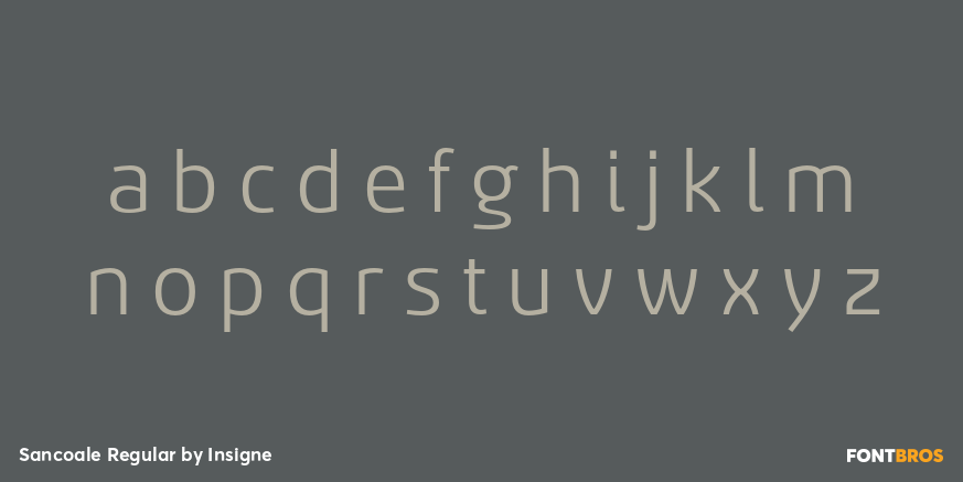 Sancoale Regular Font Poster #1