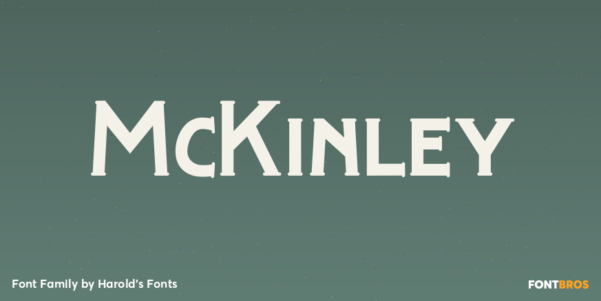 McKinley Font Poster #1