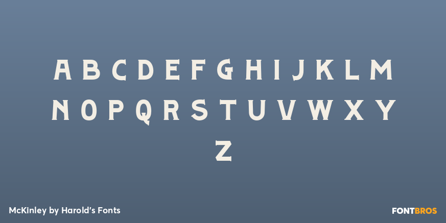 McKinley Font Poster #1