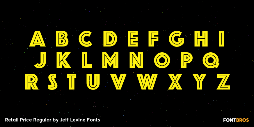 Retail Price Regular Font Poster #1