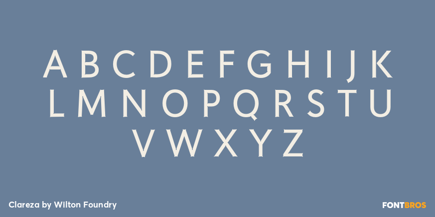 Clareza Font Poster #2