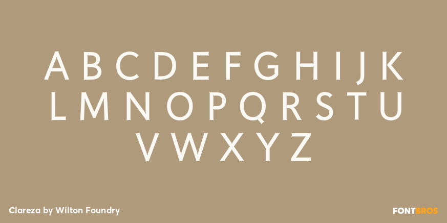 Clareza Font Poster #1