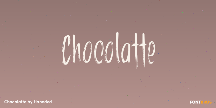 Chocolatte Font Poster #1