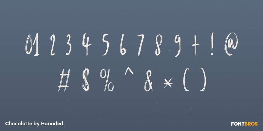 Chocolatte Font Poster #4