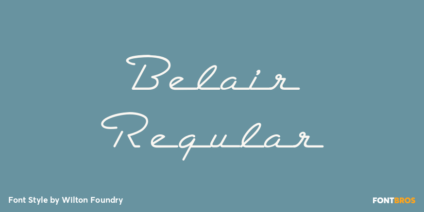 Belair Regular Poster