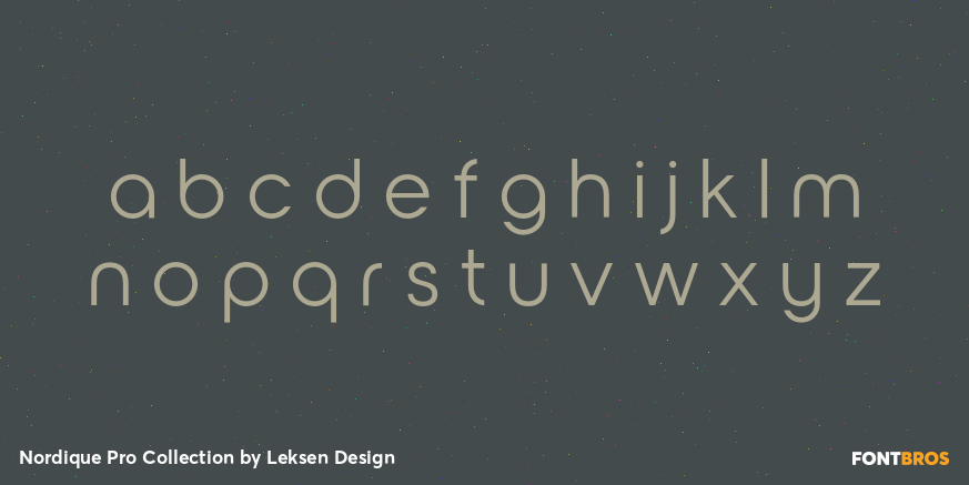 Nordique Pro Collection Font Poster #3